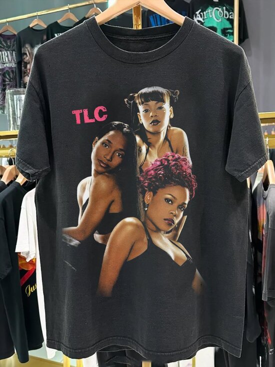 Erica H Other - Retro Unpretty TLC Heavyweight Black Tshirt